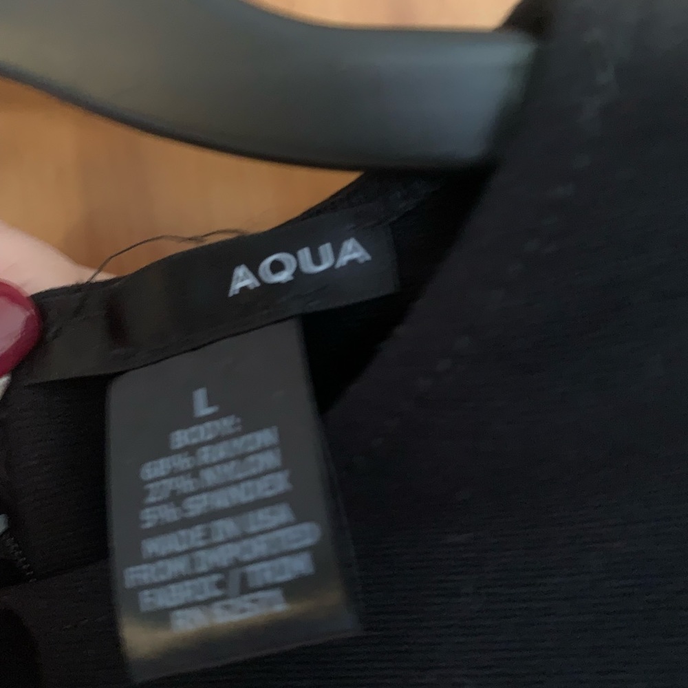 Black Aqua dress